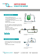 Download Infobrochure Unité de dosage d'eau et de vapeur